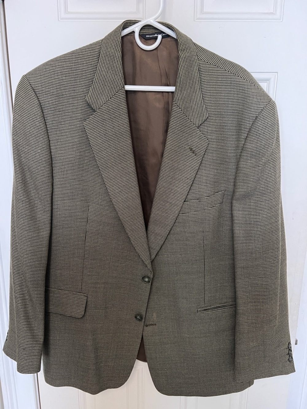 Men's Coppley Classic Brown Houndstooth Blazer